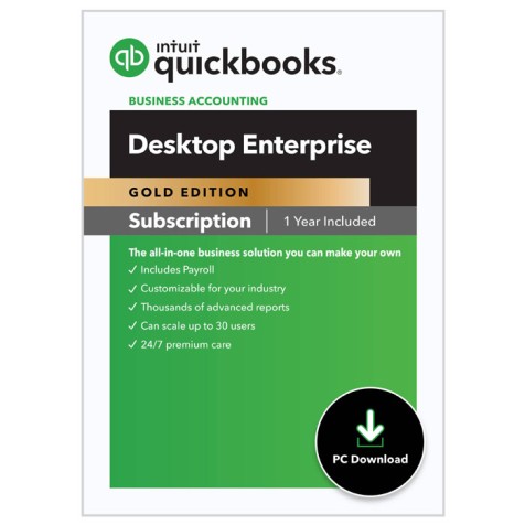 QuickBooks Enterprise 2024 Gold – Annual Subscription - Minding My Books