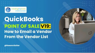 QuickBooks Point of Sale v19: How to Email a Vendor From the Vendor List