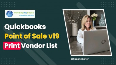 Quickbooks Point of Sale v19: Print Vendor List