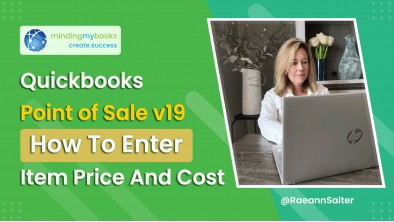 Quickbooks Point of Sale v19: How To Enter Item Price And Cost