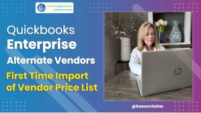 Quickbooks Enterprise Alternate Vendors: First Time Import of Vendor Price List