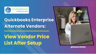 Quickbooks Enterprise Alternate Vendors: View Vendor Price List After Setup