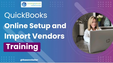 QuickBooks Online Setup and Import Vendors Training | QBO Setup and Import Vendors | QBO Vendors