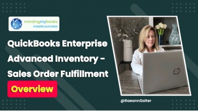 QuickBooks video tutorial about sales order fulfillment in QBES