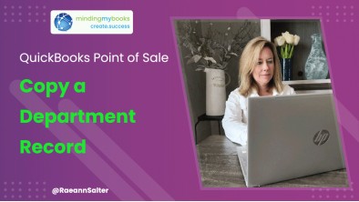 QuickBooks Point of Sale: Copy a Department Record