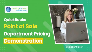 Video demonstration of department pricing in QuickBooks POS