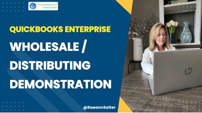 QuickBooks video tutorial for Wholesale/Distributing of QBES