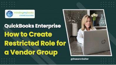 How to Create Restricted Role for a Vendor Group in QuickBooks Enterprise