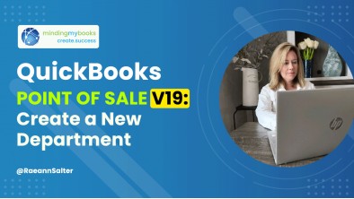 Quickbooks Point of Sale v19: Create a New Department