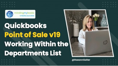 Quickbooks Point of Sale v19: Working Within the Departments List