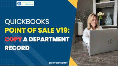 QuickBooks Point Of Sale v19: Copy A Department Record