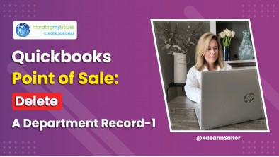 Quickbooks Point Of Sale: Delete A Department Record-1