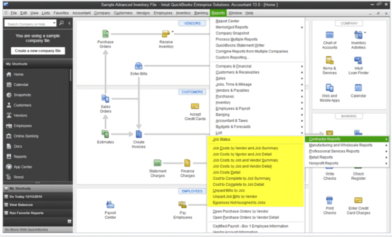 Advanced Job Costing Tools