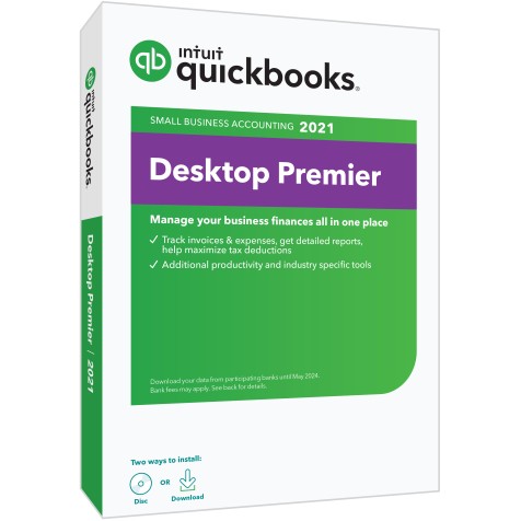 QuickBooks Desktop Premier 2021 - 1 User - Minding My Books