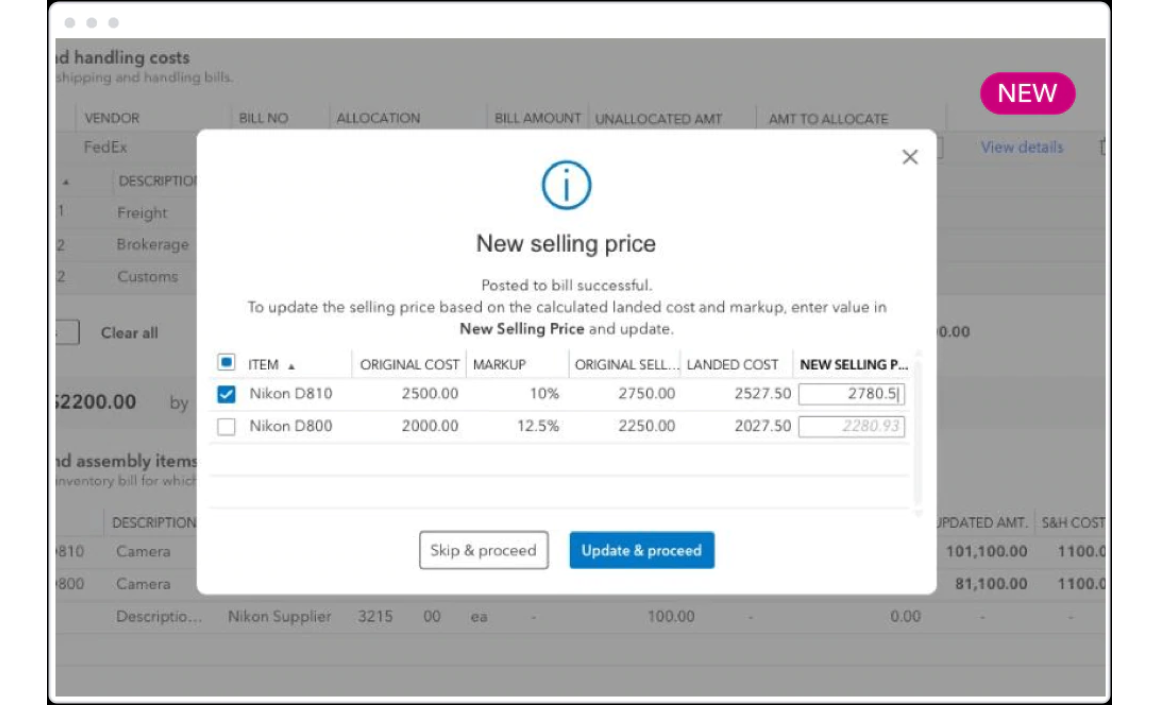 Landed Cost for QBES Manufacturing Edition- Minding My Books