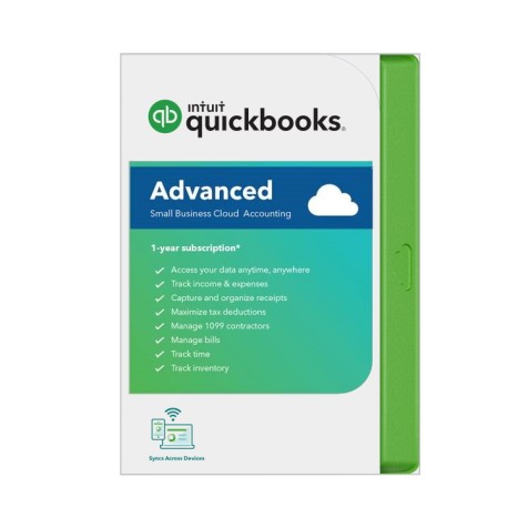 QuickBooks Online Advanced- Annual Subscription - Minding My Books