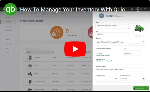 Quickbooks Online to track inventory - Minding My Books